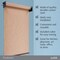 Jumbl Wall Mounted Kraft Paper Dispenser, Hanging Craft Paper Roll Holder with Paper Cutter (Black)
